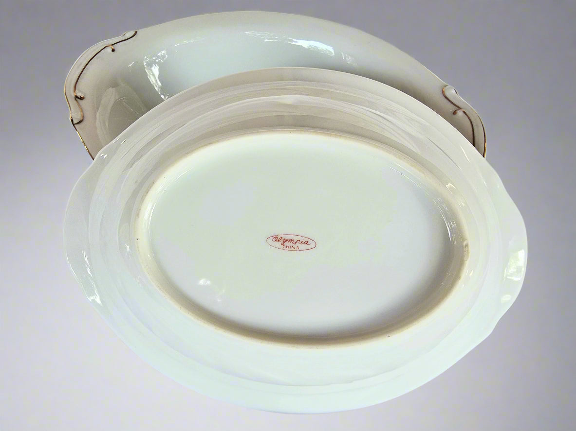 Olympian China Oval Bowl Set