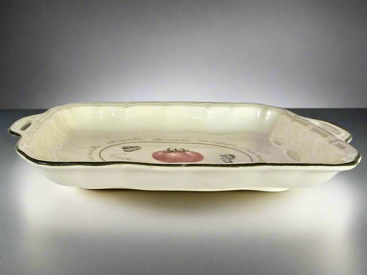 Vegetable Harika Ceramic Tray (Set of 4)