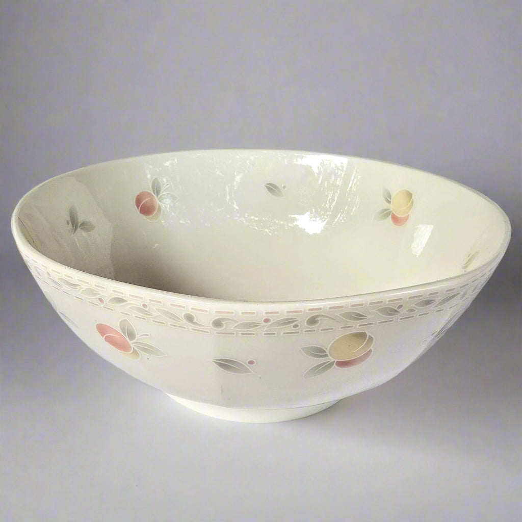Chinose Noritake Contemporary Fine China Medium Size Bowl with Peach Pattern (Set of 2)