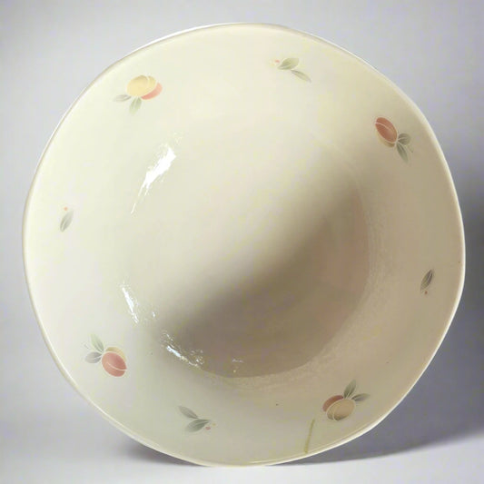 Chinose Noritake Contemporary Fine China Medium Size Bowl with Peach Pattern (Set of 2)