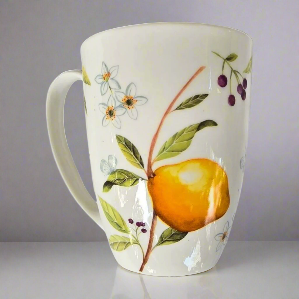 Heritage assorted flowers fine bone china mugs