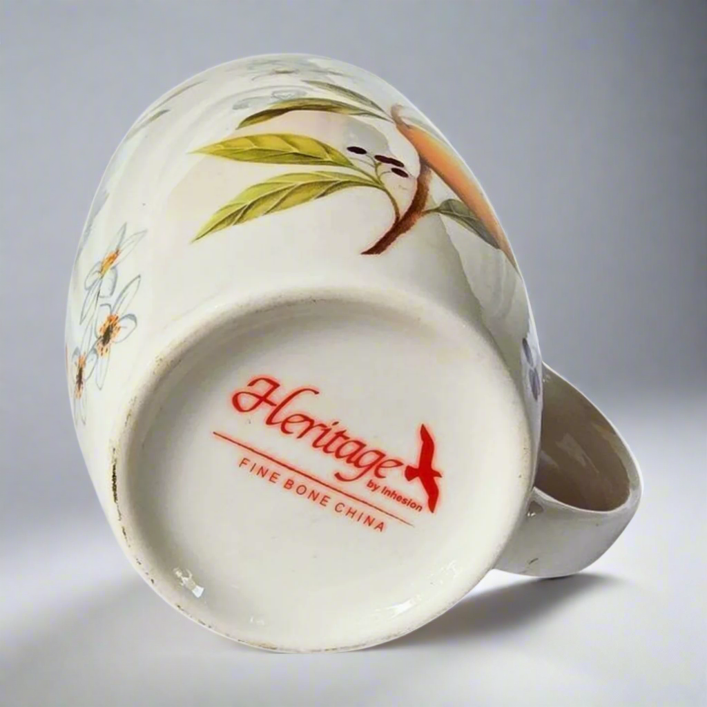 Heritage assorted flowers fine bone china mugs