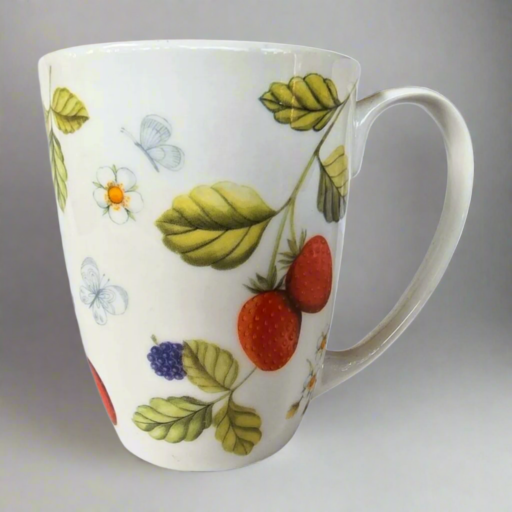 Heritage assorted flowers fine bone china mugs