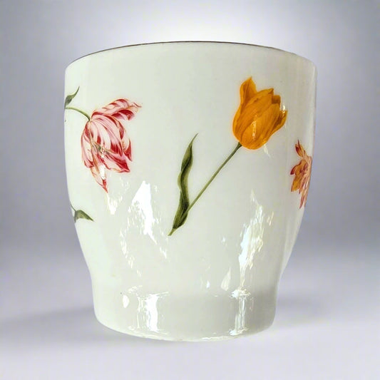 Japan Hiromichi Nakano Tea Cup Set of 2, Floral Design