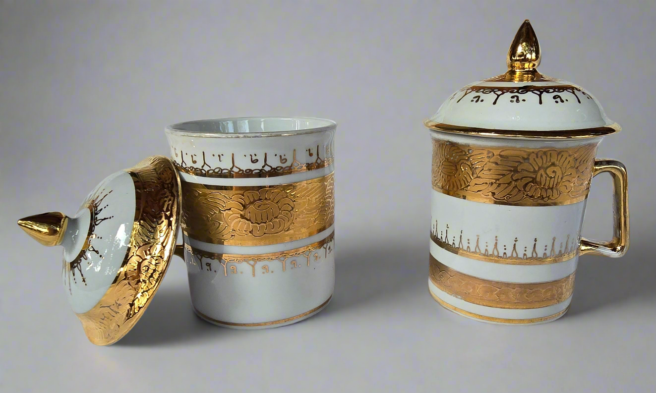 Hand-Painted Mugs from Thailand