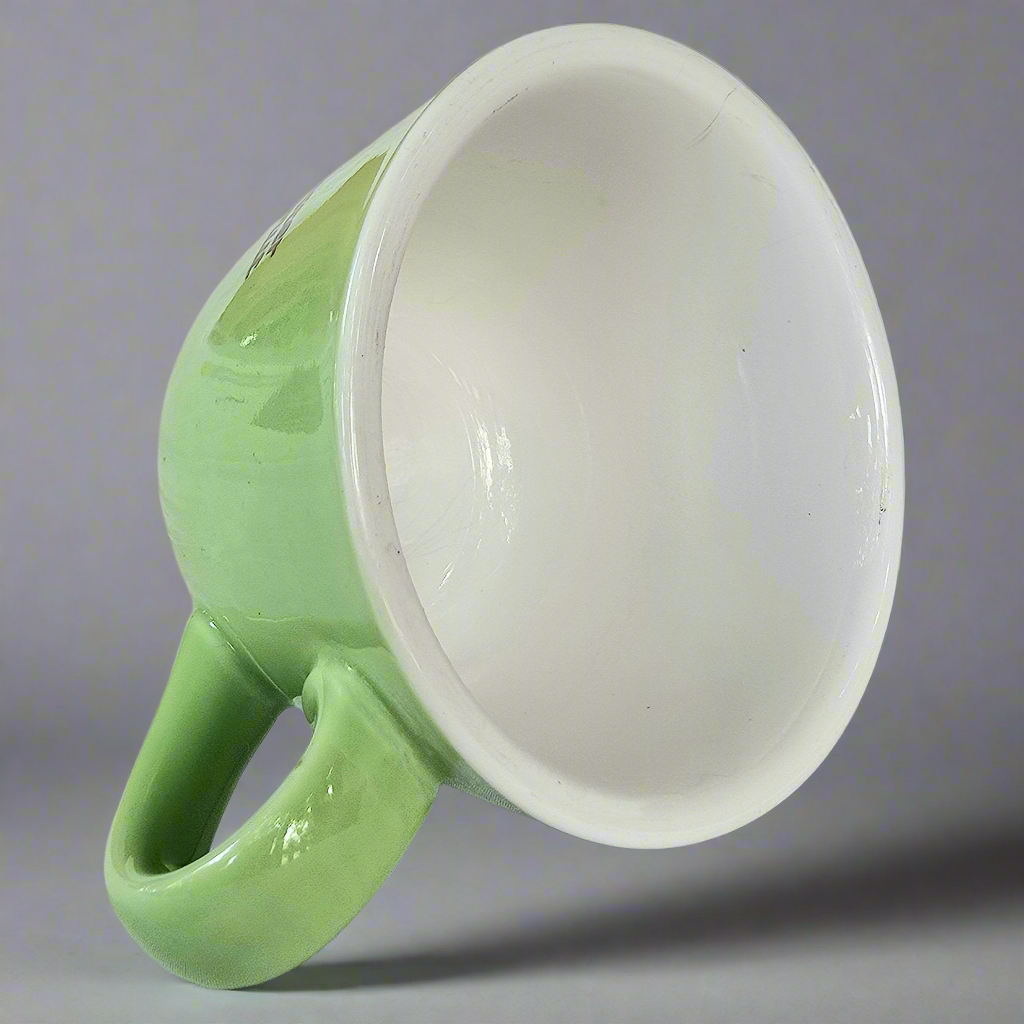Mister Donut Small Green Coffee Mug