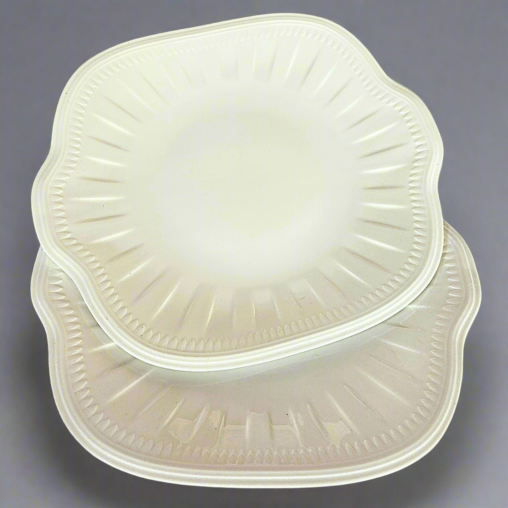 Wedgwood Bone China Cake Plate - Colosseum Set of 2