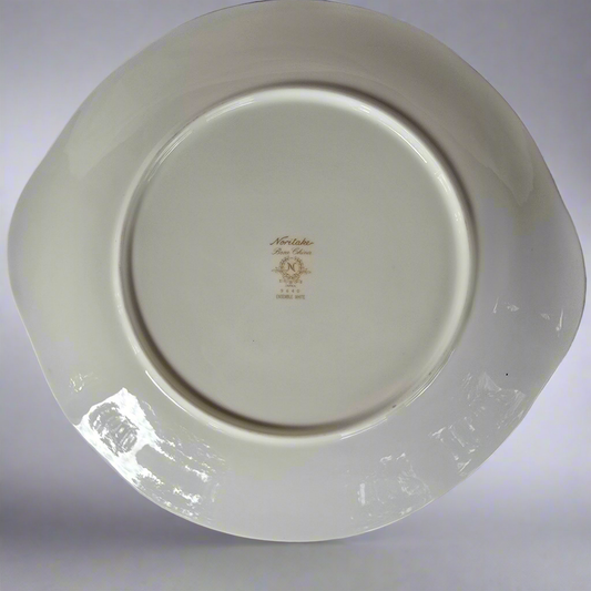 Noritake Ensemble White 9640 Bone China Plate