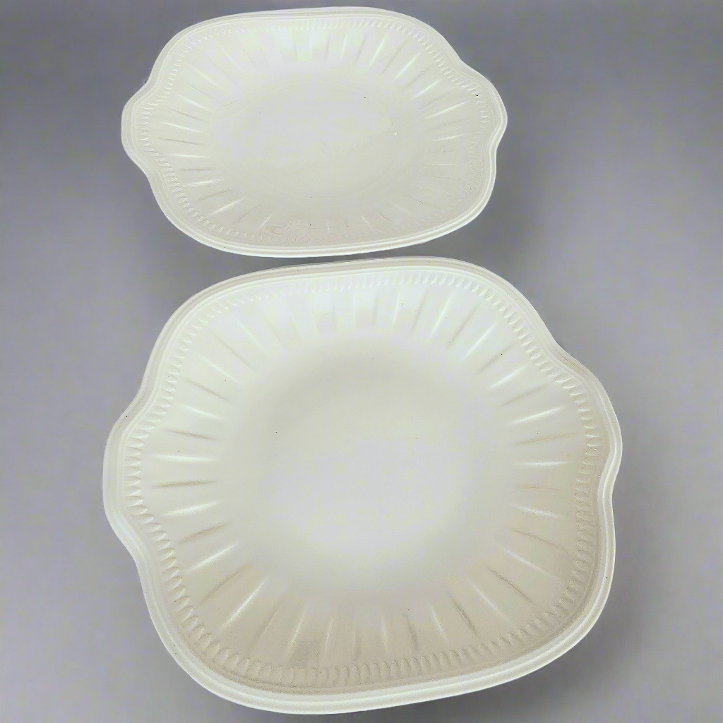 Wedgwood Bone China Cake Plate - Colosseum Set of 2