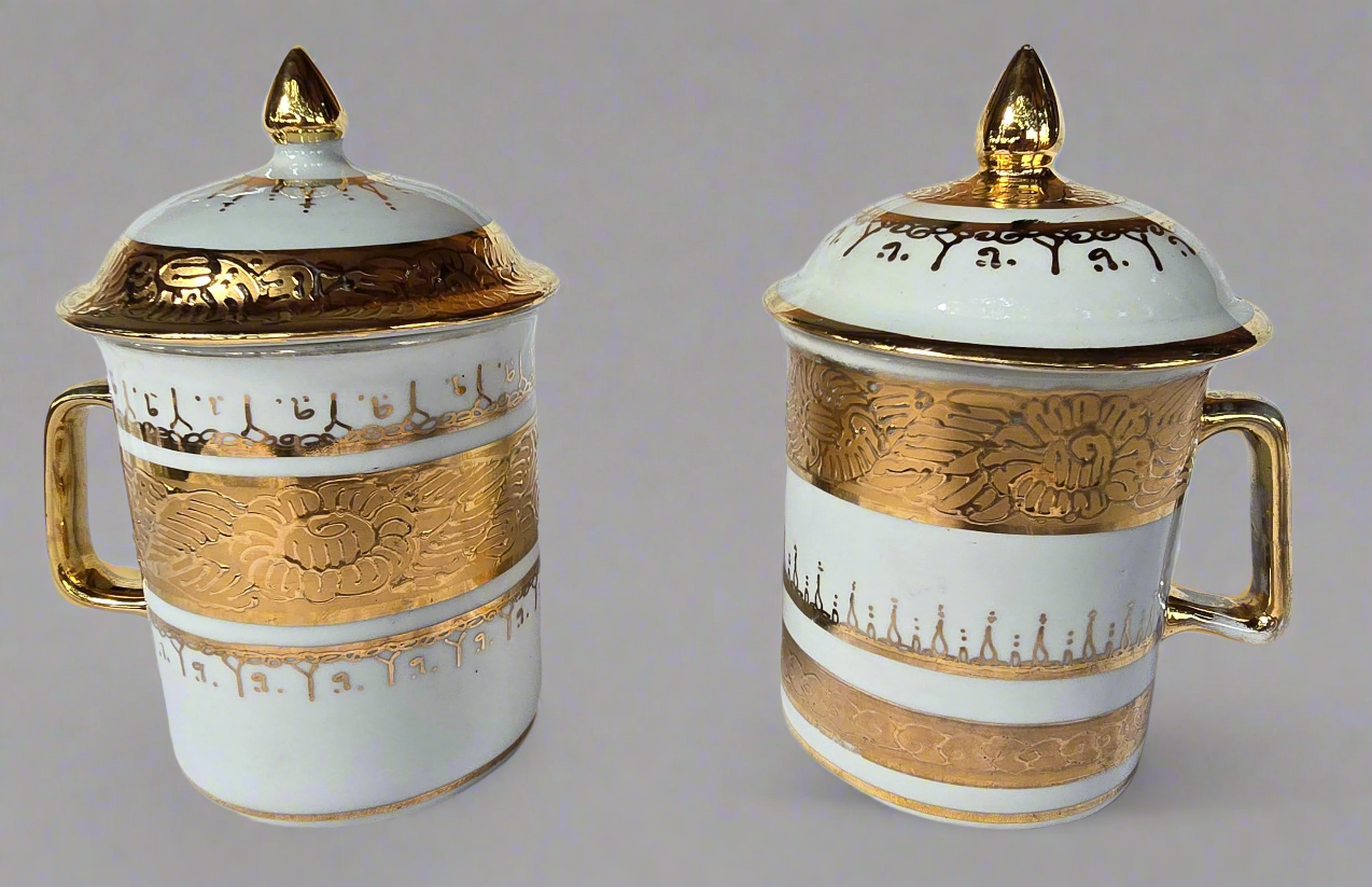 Hand-Painted Mugs from Thailand