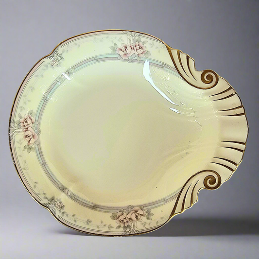Vintage Noritake Bone China Seashell Shape Plate