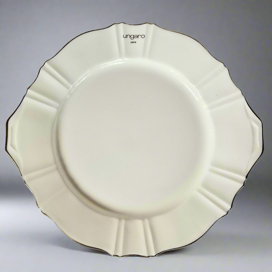 Ungaro Paris White Plate
