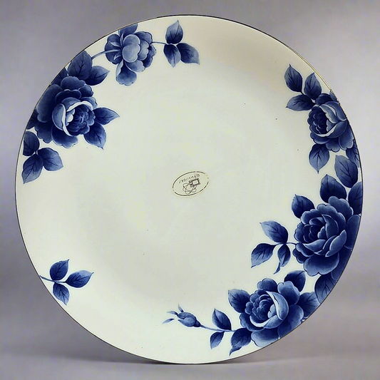 Kuriyama Blue Roses Large Plate