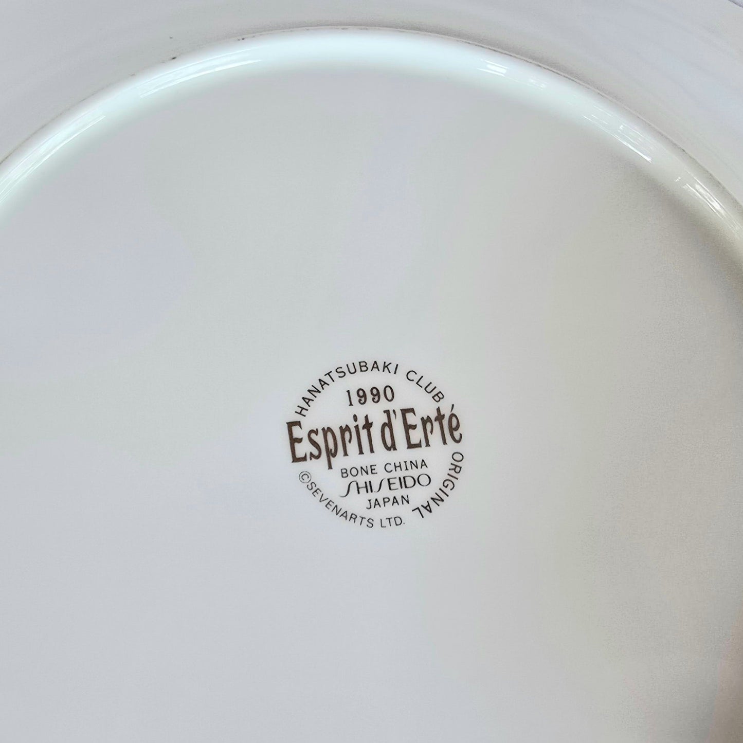 Shiseido Hanatsubaki Club "Esprit D'Erte" Bone China Plate