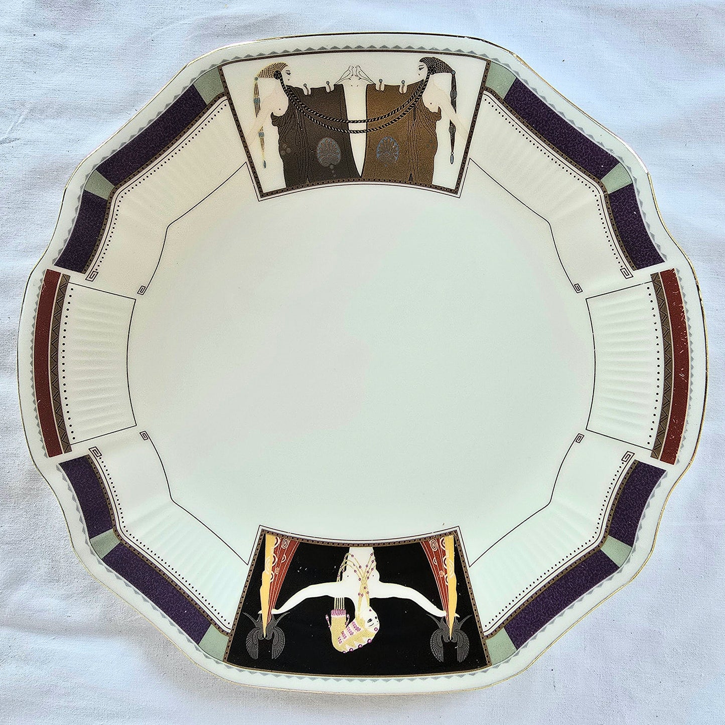 Shiseido Hanatsubaki Club "Esprit D'Erte" Bone China Plate