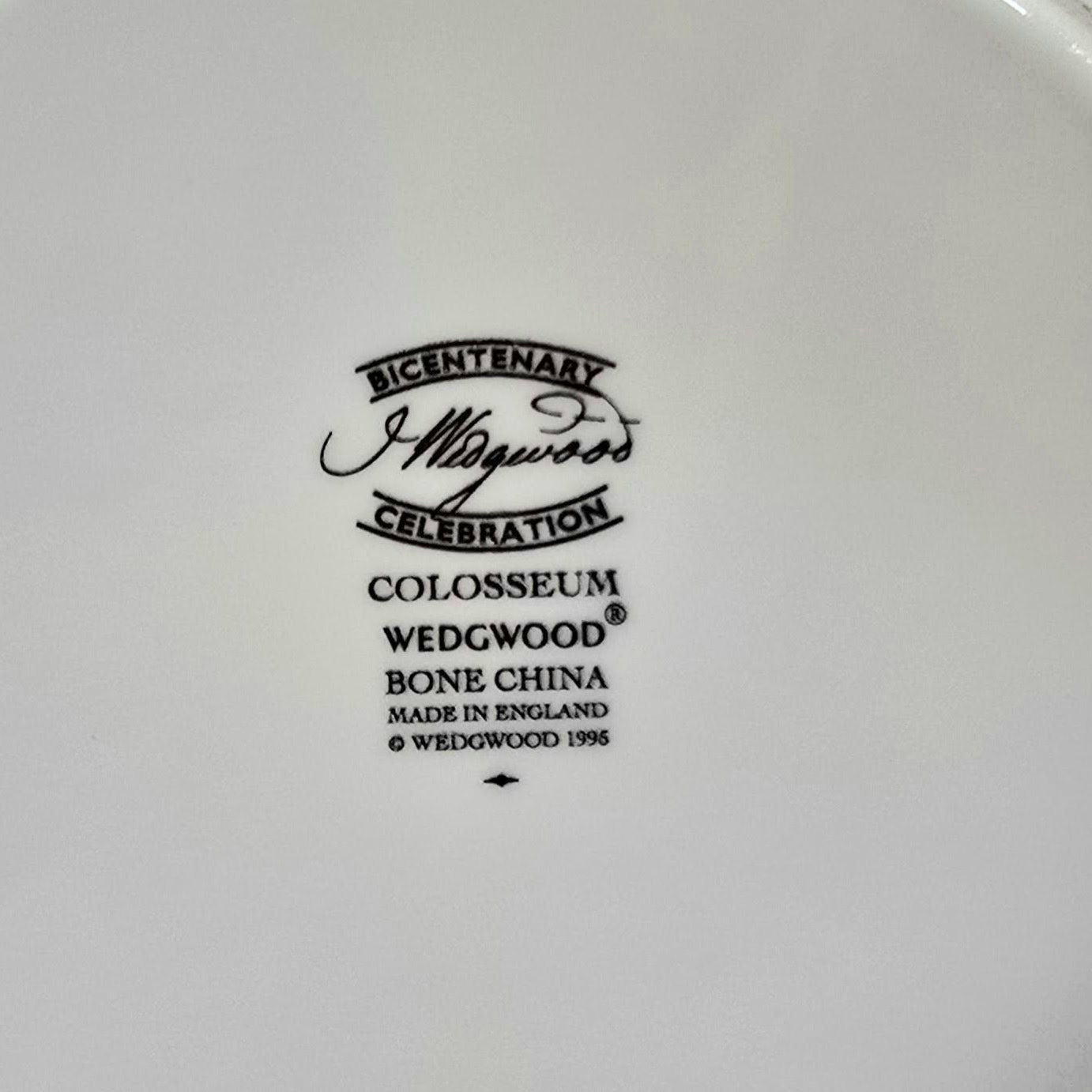 Wedgwood Bone China Cake Plate - Colosseum Set of 2