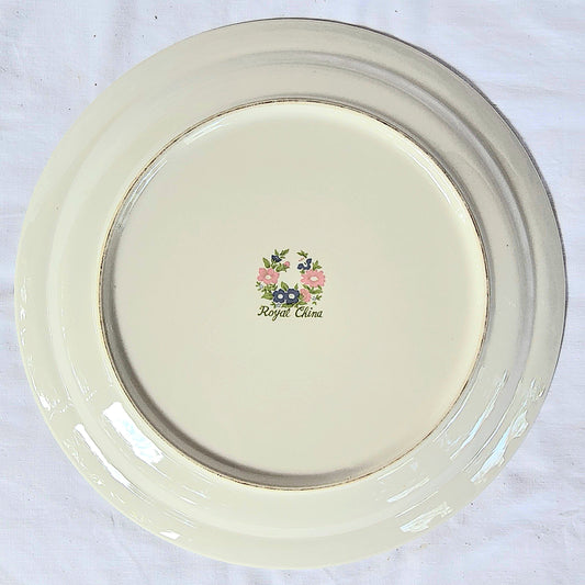 Purple flower plate