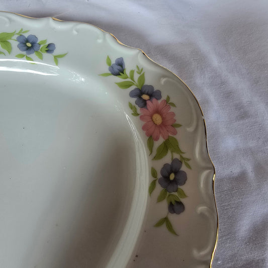 Akita China Floral Plate