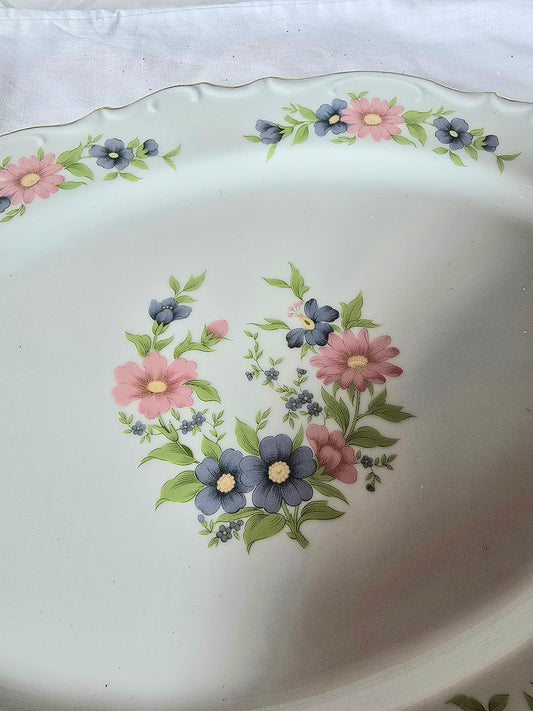 Akita China Floral Plate