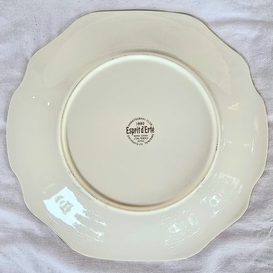 Shiseido Hanatsubaki Club "Esprit D'Erte" Bone China Plate