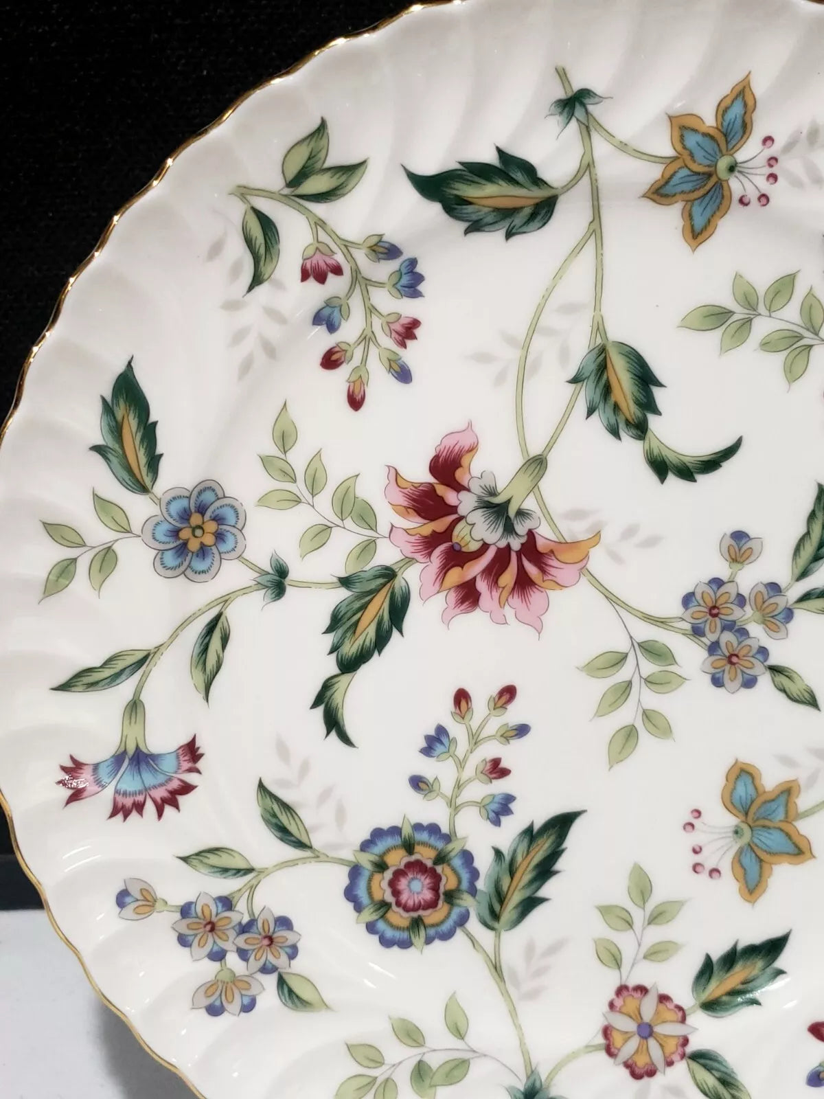 Cake Plate 10 3/4" Exceed Bon-BUCKINGHAM - Japan Gold Trim set of 2